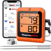 LABART 650 ft Wireless (Bluetooth) Meat Thermometer for Smoker Grill, Meat Thermometer Digital Wireless with 2 Probes TP920